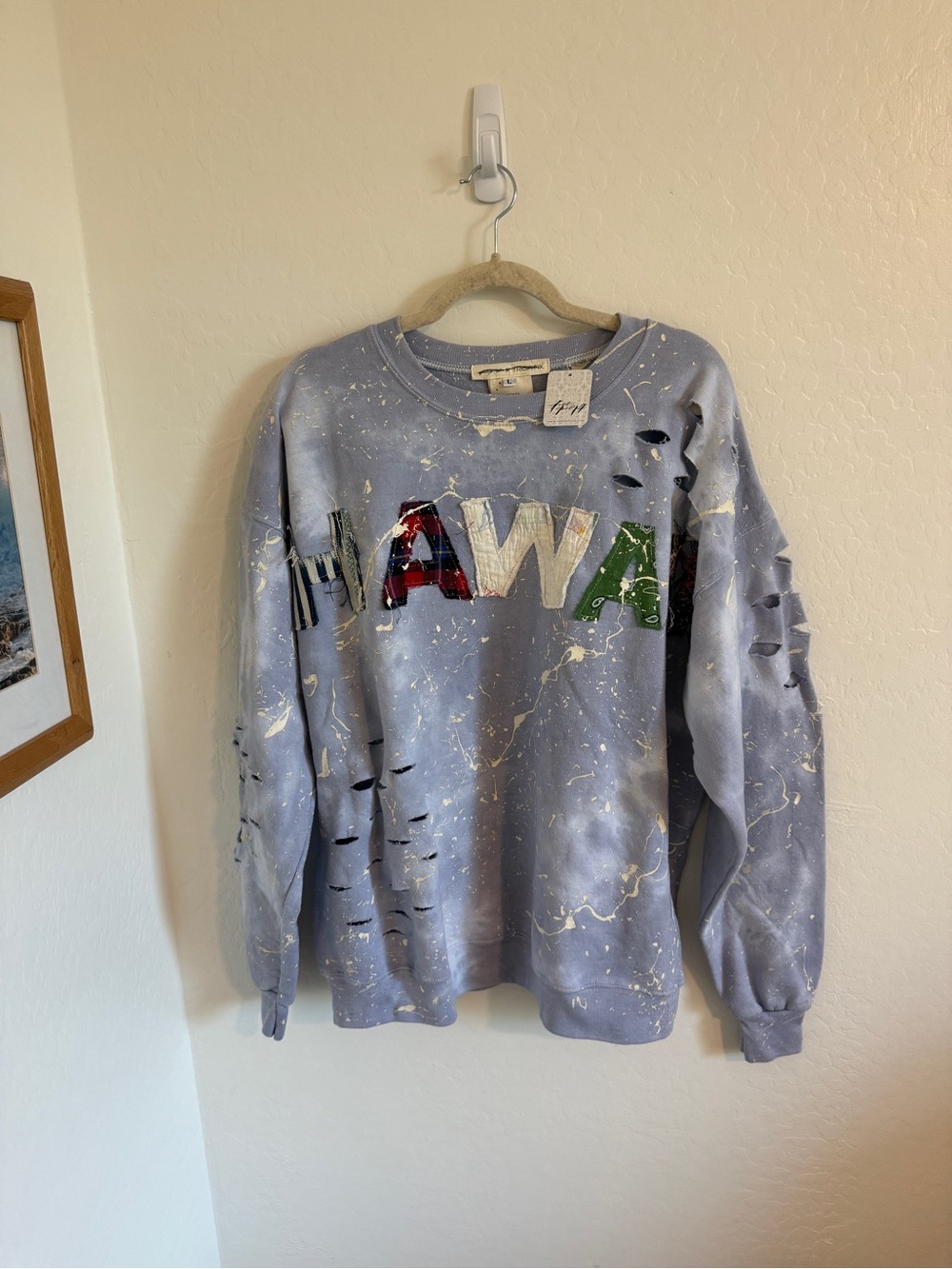 NWT Free People Tricia Fix Hawaii Surf Sweatshirt - Picture 2 of 5